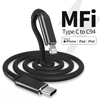 Mobile Phone 20W Fast Charging Nylon Braided Type C Usb C To 8Pin Lightning Phone Cable for IPhone Charger Data Cable