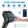 Car Charger FM Transmitter Bluetooth 5.0 PD Type-C Dual USB
