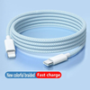 Mobile Phone 20W Fast Charging Nylon Braided Type C Usb C To 8Pin Lightning Phone Cable for IPhone Charger Data Cable