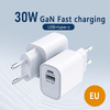 PD30W charger European and American standards for overseas travel mobile phone fast charging tablet Type-C USB port