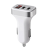 LED Red Digital Display Dual Triple USB Car Charger High Quality Original Portable 3 Port USB Car Charger