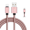 Lightning Cable Fast Charging Nylon Braided USB Charging Cable High Speed Transfer Cord for Mobile Phone