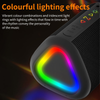 New Upgraded Portable BT5.3 Speaker, IPX7 Waterproof, Enhanced Bass, Colourful Led Light, Outdoor Speakers for Travel, Party