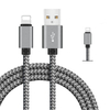 Lightning Cable Fast Charging Nylon Braided USB Charging Cable High Speed Transfer Cord for Mobile Phone