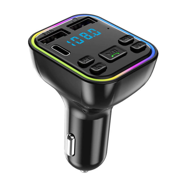 Car Charger FM Transmitter Bluetooth 5.0 PD Type-C Dual USB